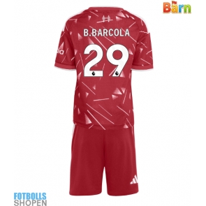 Billiga Liverpool Bradley Barcola #29 Hemmatröja Barn 2026-27 Kortärmad (+ Korta byxor)